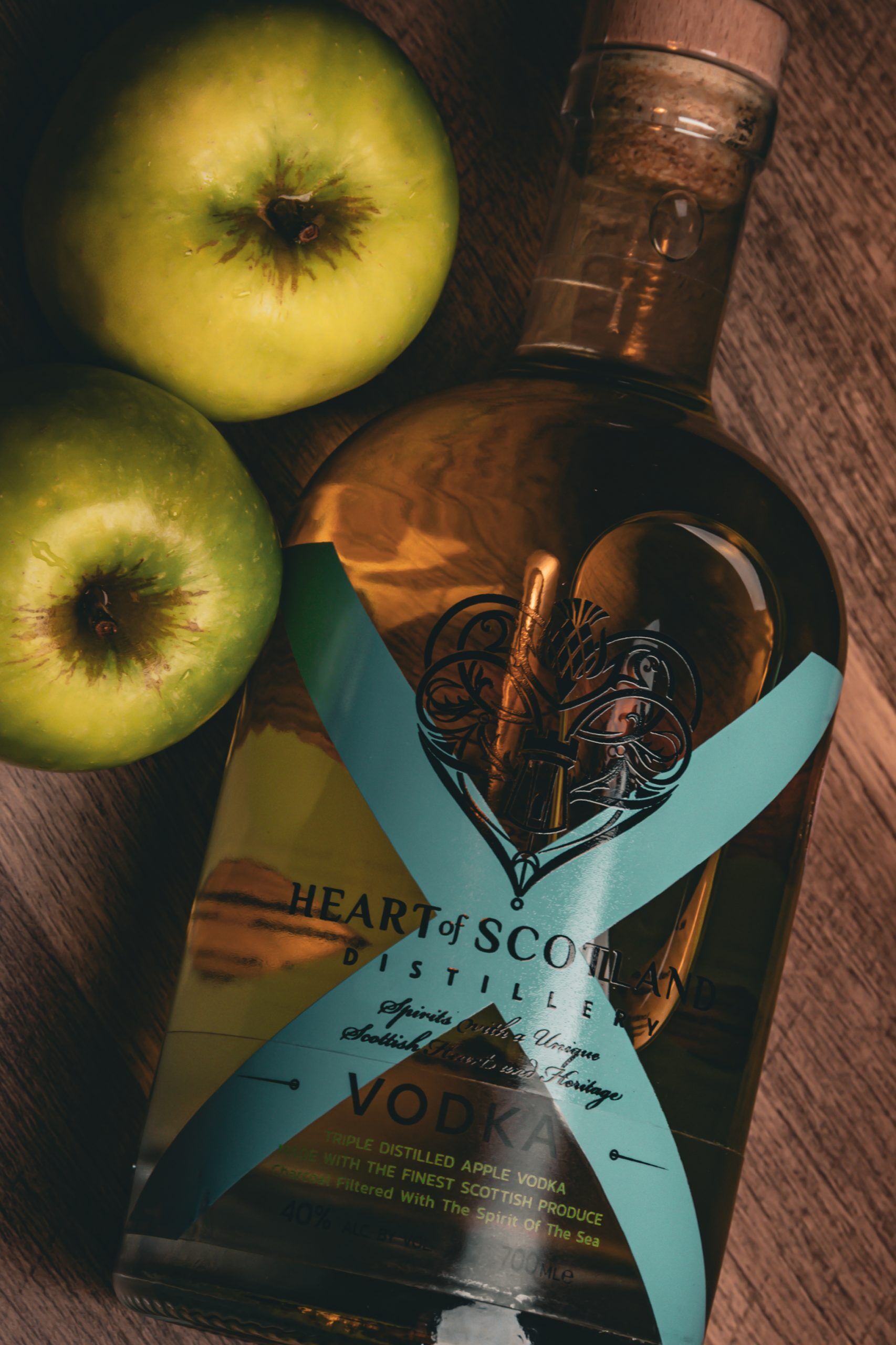 Heart of Scotland Scottish Apple Vodka | 40% ABV | 70cl - Image 2