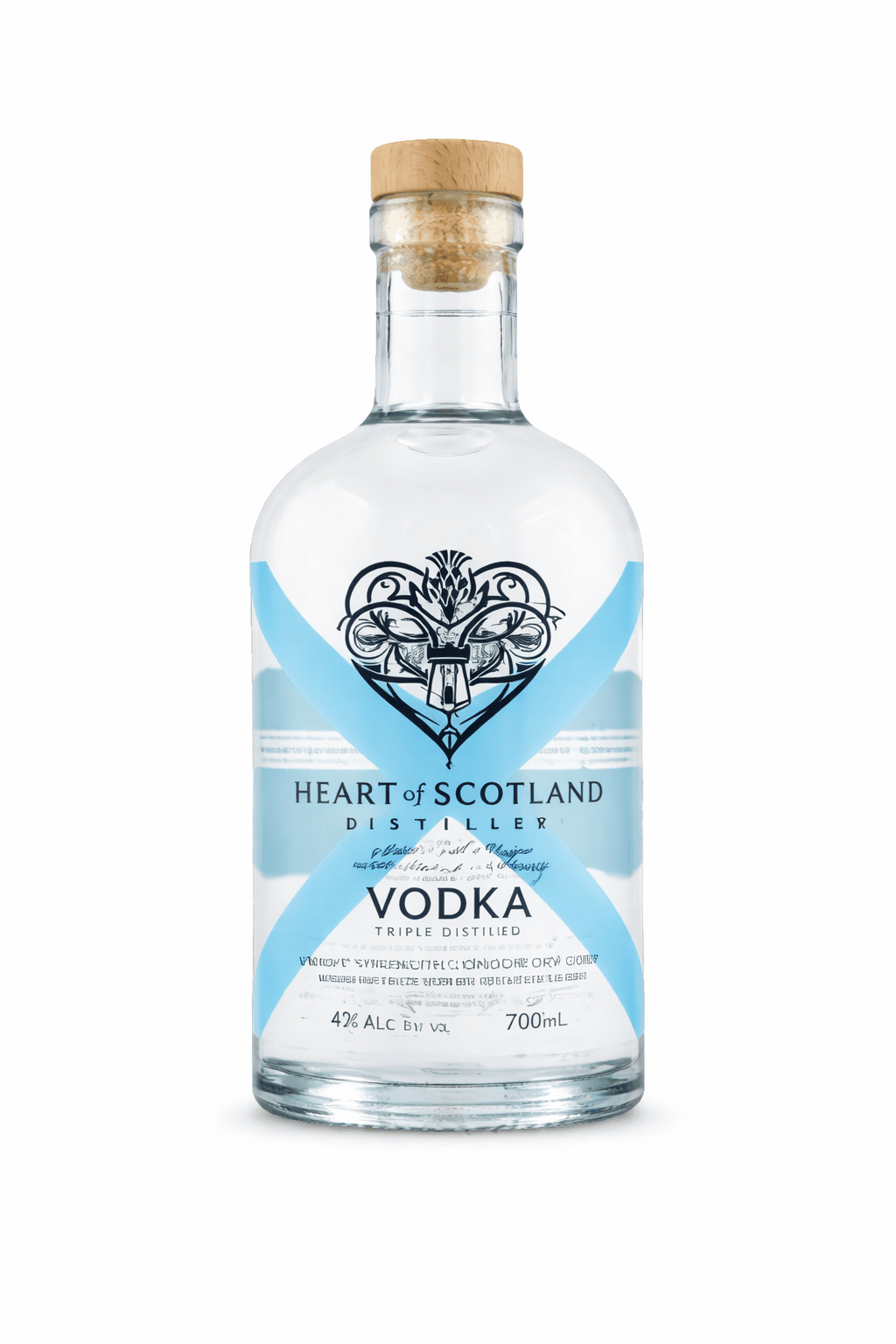 Heart of Scotland Scottish Vodka | 42% ABV | 70cl