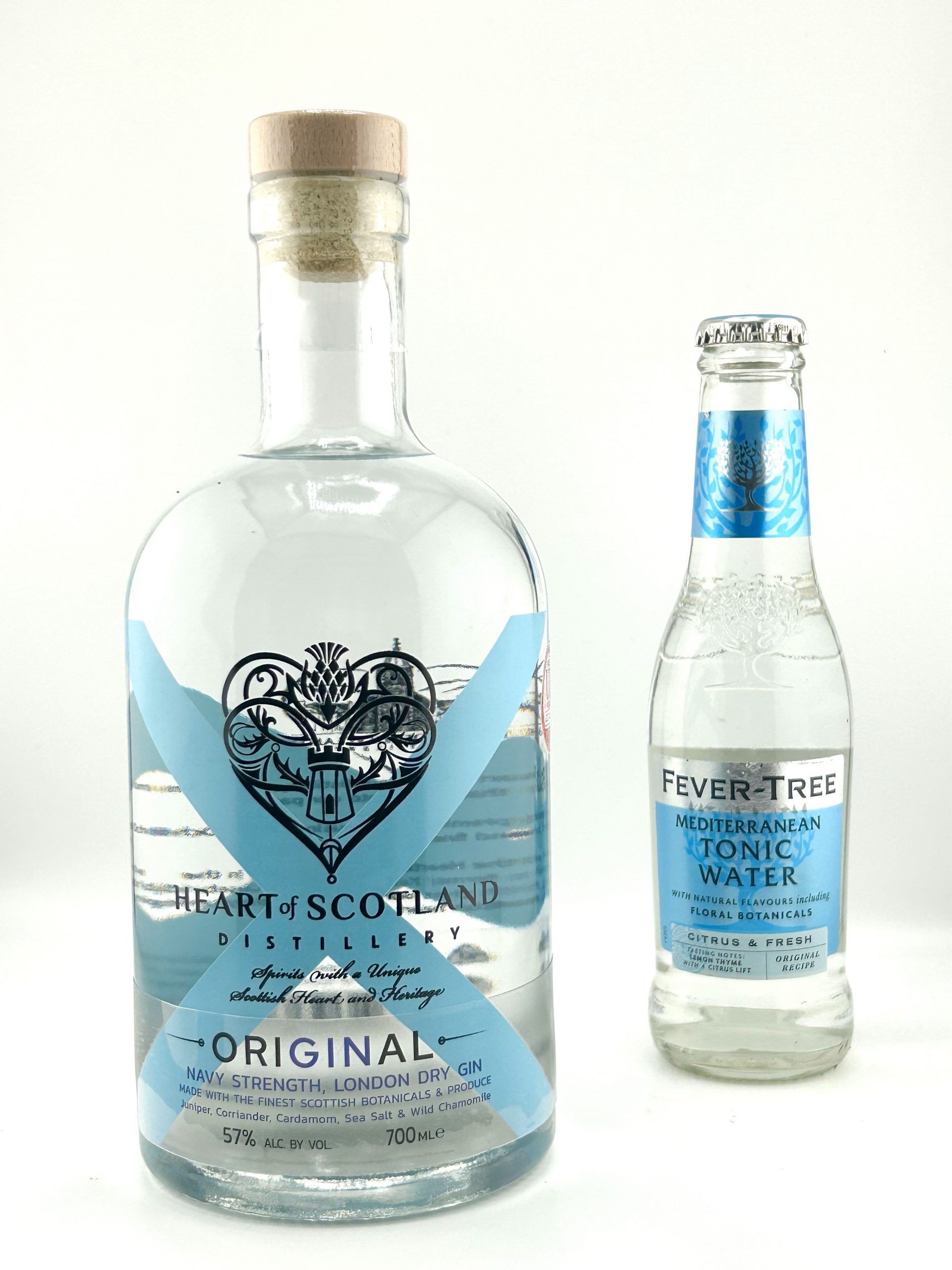 Heart of Scotland Navy Strength Gin with Fever-Tree Tonic – Premium Scottish Gin & Tonic