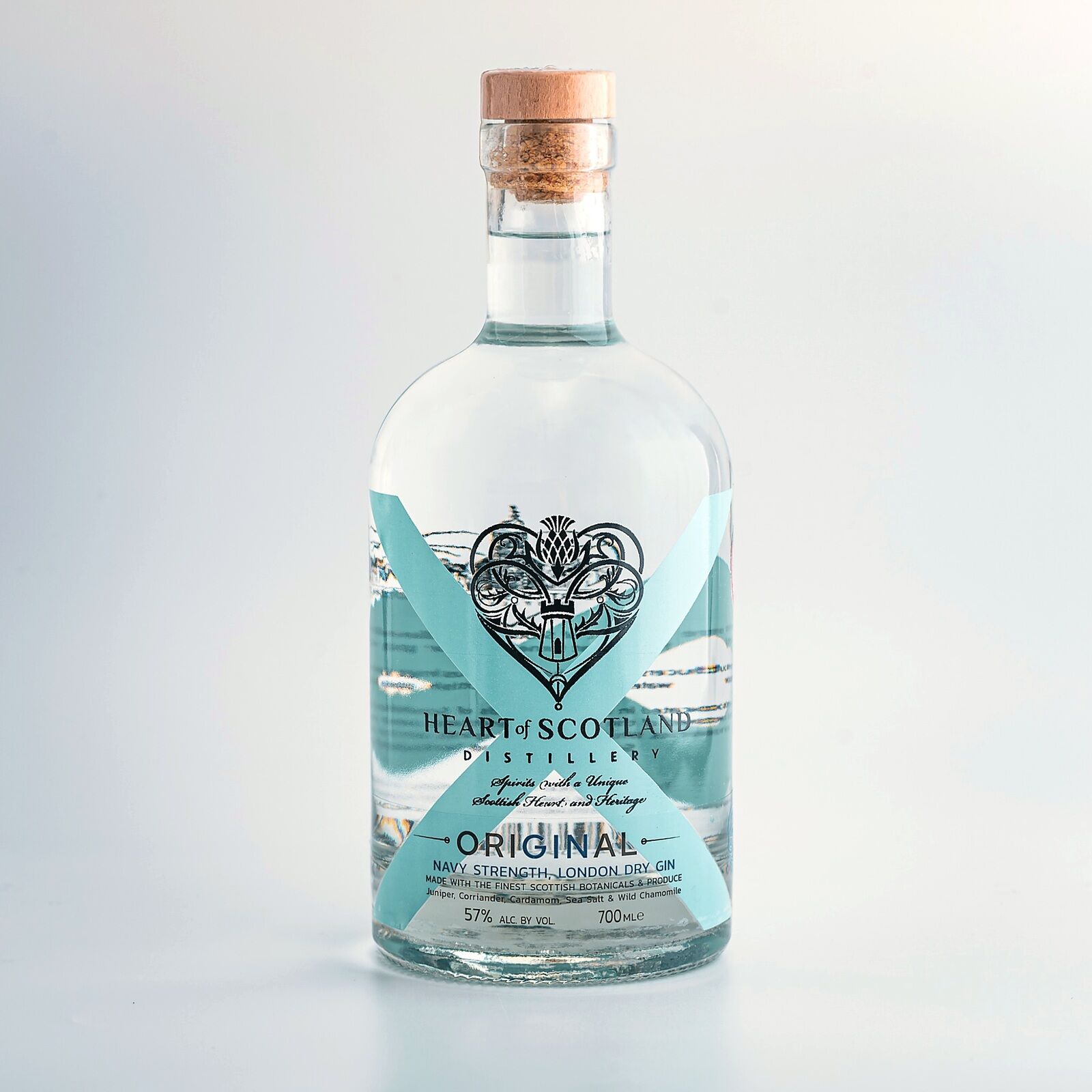 Heart of Scotland Navy Strength London Dry Gin 70cl bottle