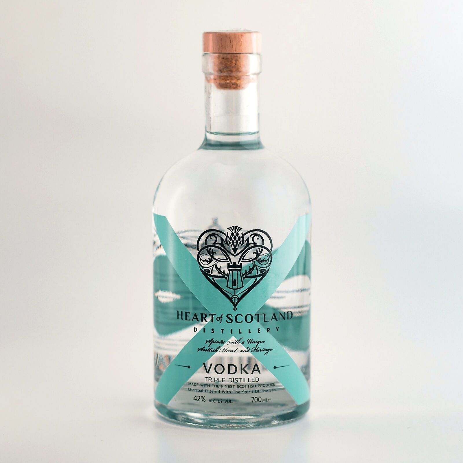 Heart of Scotland Salted Premium Scottish Vodka 70cl bottle
