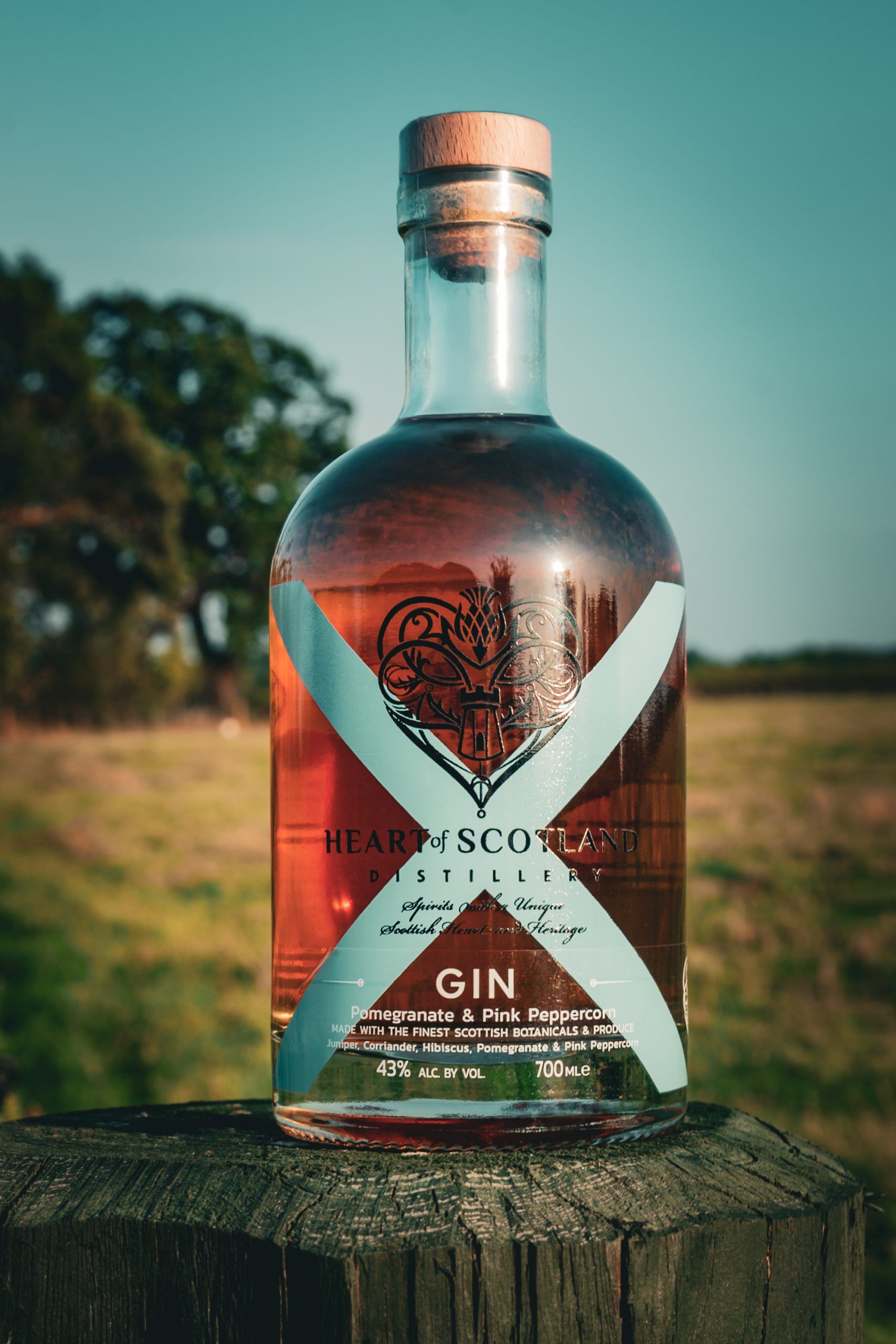 Heart of Scotland Pink Gin | 43% ABV | 70cl - Image 4
